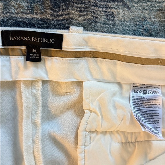 Banana Republic Cream coloured 100% wool pants. Size 16L - Picture 2 of 8